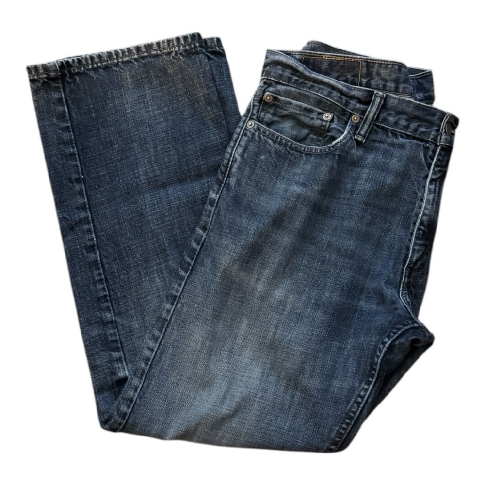 Levi's Relaxed Fit Dark Blue Jeans - Picture 7 of 8